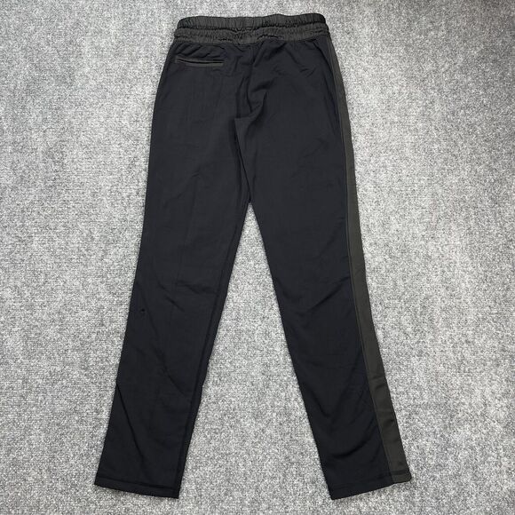 Ivivva Lululemon Girls Practice Lux Track Pants Size 12 Warm Up Black Pockets - Picture 2 of 8
